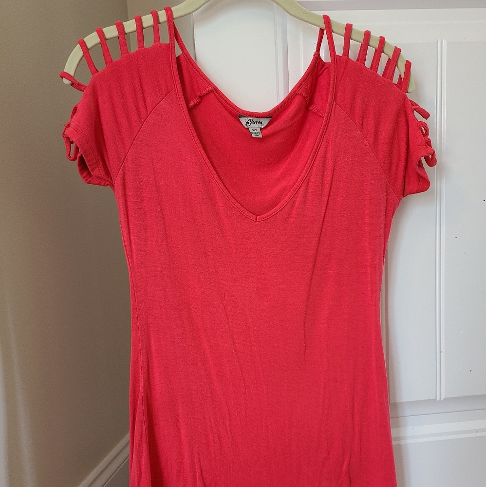 Hot pink shirt